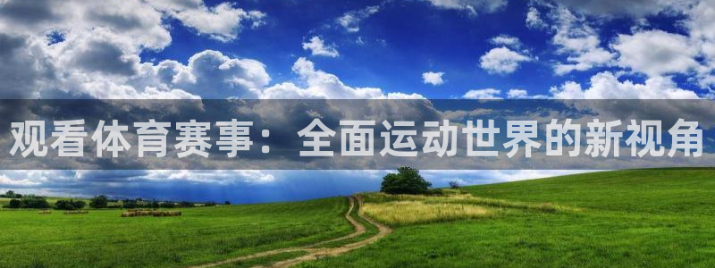 观看体育赛事：全面运动世界的新视角